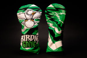eagles headcover is the same color as the kelly green jersey